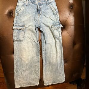 Girls 14 OLD NAVY baggy wide leg